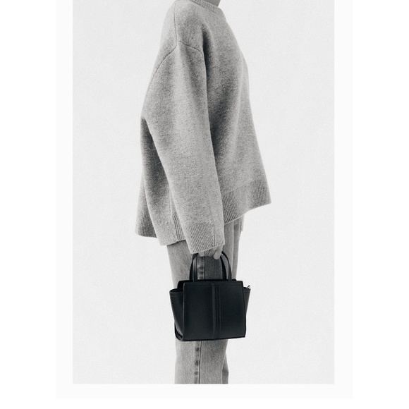 (SOLD) ZARA MINI CITY BAG BLACK - Picture 13 of 13